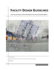 Facility Design Guidelines - Facilities Management - University of ...