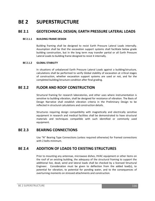 Facility Design Guidelines - Facilities Management - University of ...