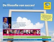 De filosofie van succes! - Focus Conferences