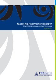 Markets and poverty in northern Kenya: Towards a ... - FSD Kenya