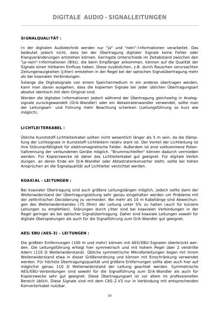 CAS-2.V3 MANUAL-5.04.2007-Web.DOC - Funk Tonstudiotechnik