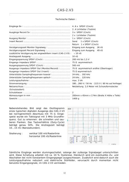 CAS-2.V3 MANUAL-5.04.2007-Web.DOC - Funk Tonstudiotechnik