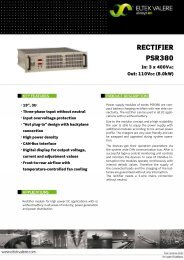 RECTIFIER PSR380 - FIRSTPOWER