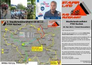 Flyer Stauferlandrundfahrt 2013 - FTSV Kuchen