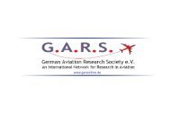 Prof. Dr. Hans-Martin Niemeier - GARS - German Aviation Research ...