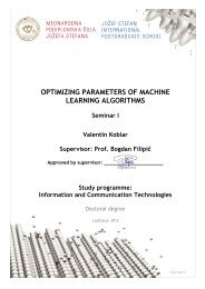 OPTIMIZING PARAMETERS OF MACHINE LEARNING ALGORITHMS