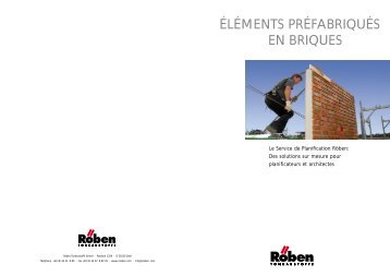 éléments préfabriqués en briques - Röben Tonbaustoffe GmbH