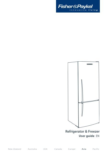 Refrigerators & Freezers User Guide Asia 2006 - Fisher & Paykel