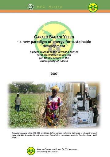 Photo journal of Garalo Bagani Yelen project, with ... - Mali Folkecenter