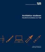 Architektur studieren - Fakultät für Architektur - Technische ...