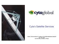 Cyta's Satellite Services