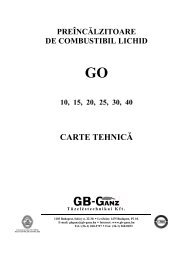 Carte tehnica GO 10-40.pdf - GB-Ganz Romania Termotehnica SRL