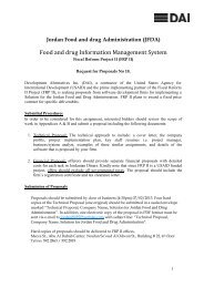 Jordan Food and drug Administration (JFDA) - Frp2.org