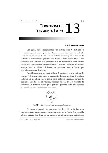 TERMOLOGIA E TERMODINÂMICA - Fotonica.ifsc.usp.br