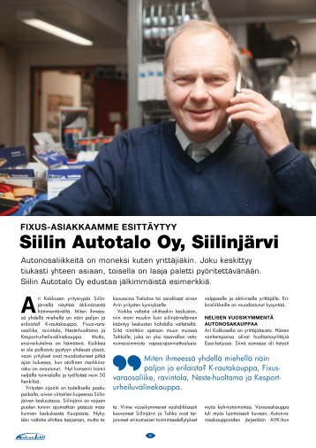 Siilin Autotalo Oy, Siilinjärvi - Fixus