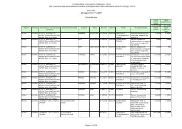 H - Universita Isole C2010 - Dipartimento Funzione Pubblica