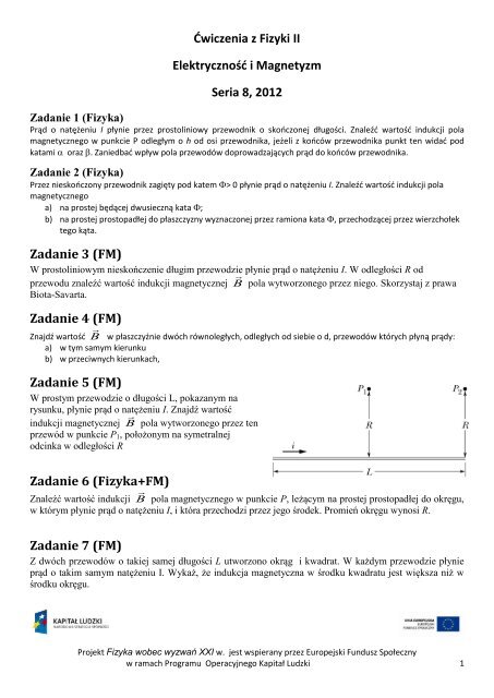 Sprawdzian Z Fizyki Magnetyzm Grupa Podrecznik www.yumpu.com