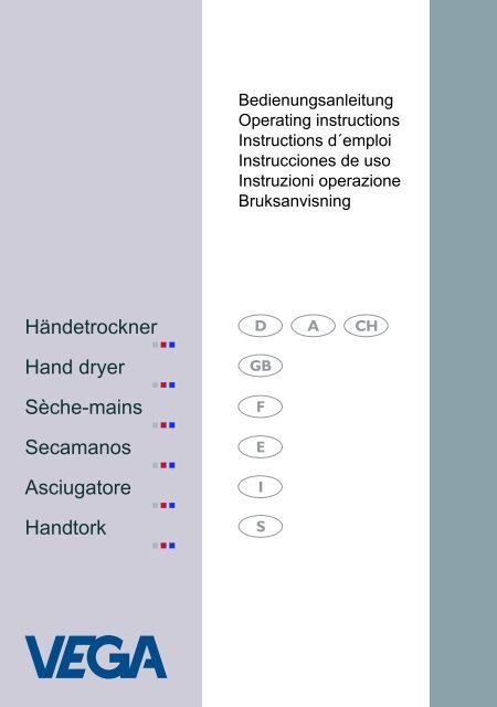 Händetrockner Hand dryer Sèche-mains Secamanos Asciugatore ...