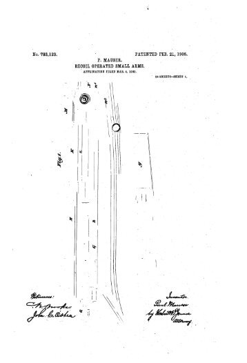 Mauser patent 783123.pdf - Forgotten Weapons