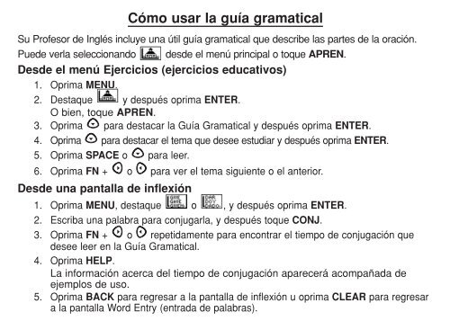 Diccionario inglés  español - Franklin Electronic Publishers, Inc.