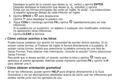 Diccionario inglés  español - Franklin Electronic Publishers, Inc.