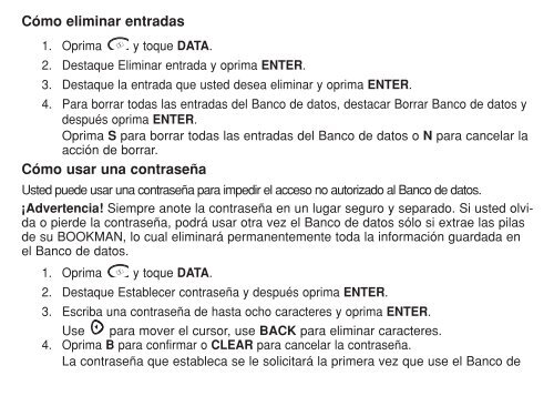 Diccionario inglés  español - Franklin Electronic Publishers, Inc.