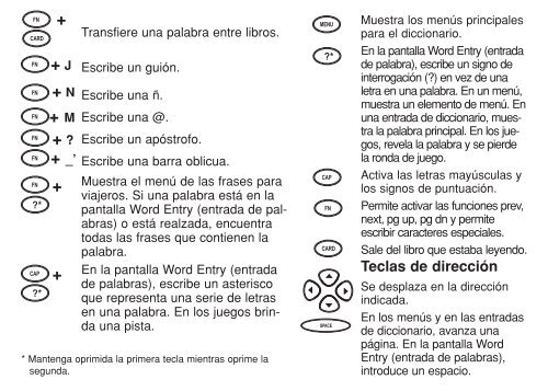 Diccionario inglés  español - Franklin Electronic Publishers, Inc.