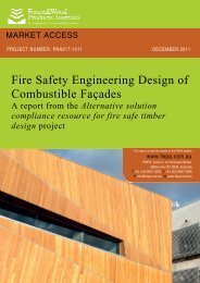 Fire Safety Engineering Design of Combustible Facades