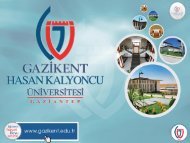 Gazikent Hasan Kalyoncu Üniversitesi - 7. Çerçeve Programı