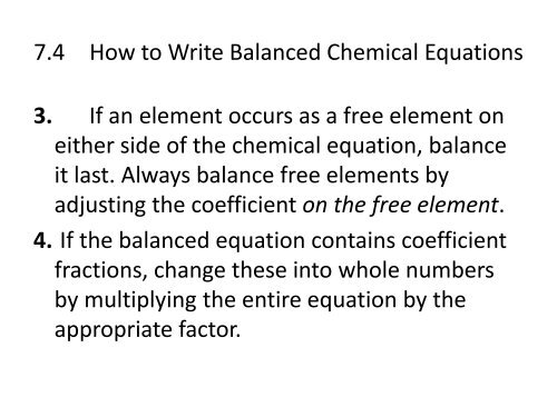 7.2 Evidence of a Chemical Reaction