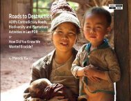 Roads to Destruction - NGO Forum on ADB