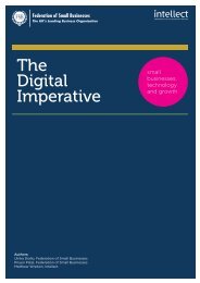 The Digital Imperative: small businesses, technology and ... - Intellect