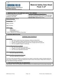 Material Safety Data Sheet Fluid: 5 cP