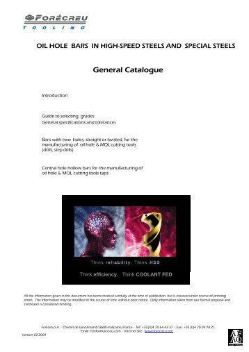 General Catalogue - forecreu