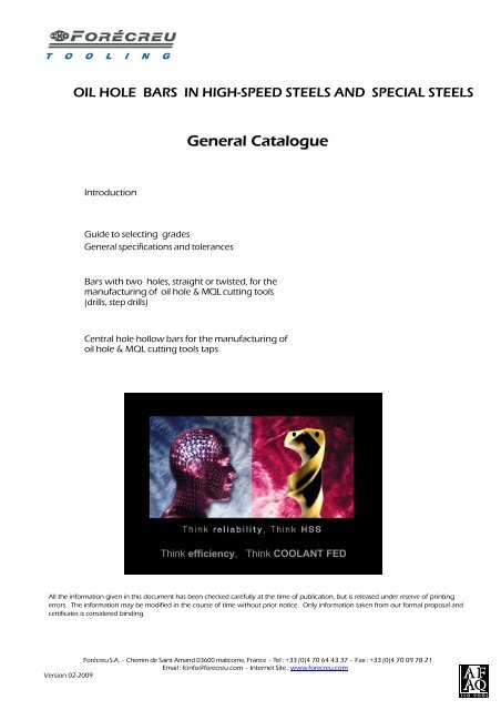 General Catalogue - forecreu