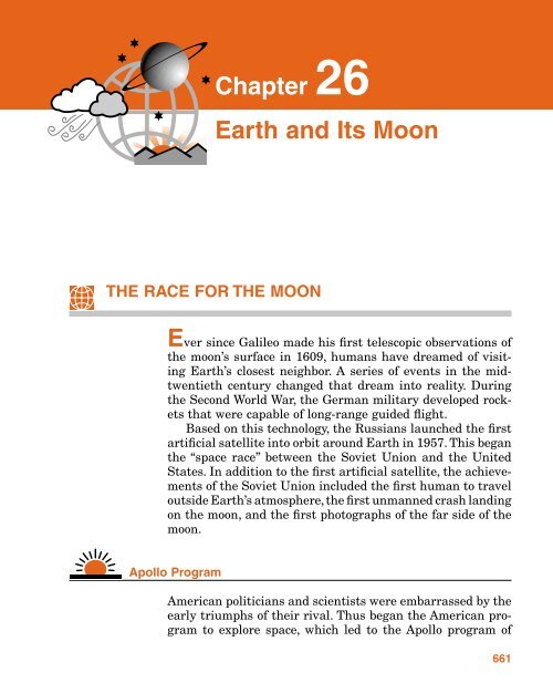 Chapter 26 Earth and Its Moon