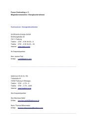 Forum Contracting e. V. Mitgliederverzeichnis / Energieunternehmen ...