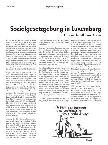Sozialgesetzgebung in Luxemburg