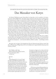 Das Massaker von Katyn - Die Gazette