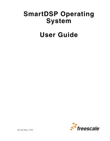 SmartDSP Operating System User Guide - Freescale