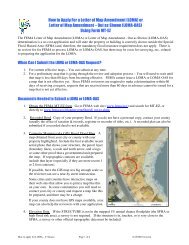 How to Apply For a Letter of Map Amendment (LOMA) or Letter of