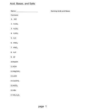 Acid Base packet