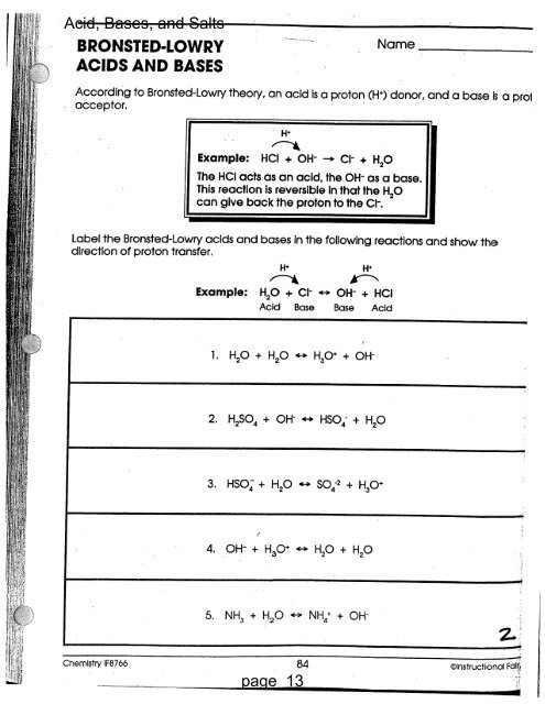 Acid Base packet