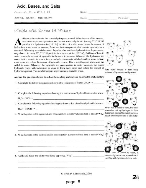 Acid Base packet