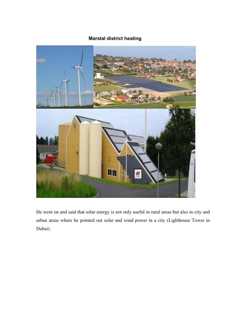 joint energy and environment projects - Nordic Folkecenter for ...