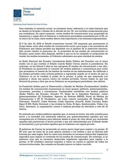 Informe de misi%c3%b3n ecuador 01