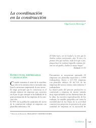 La coordinación en la construcción