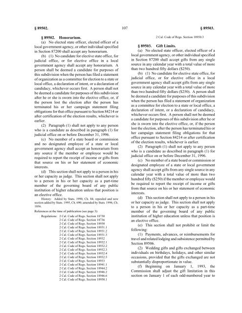 Political Reform Act 2011 - Fair Political Practices Commission