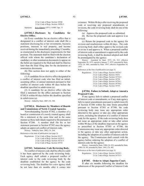 Political Reform Act 2011 - Fair Political Practices Commission