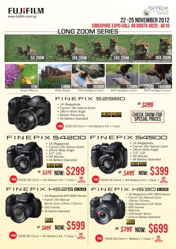 Sitex 2012 Flyer - Fujifilm